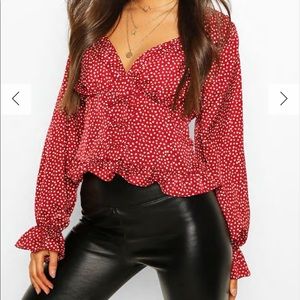NWT Floral blouse